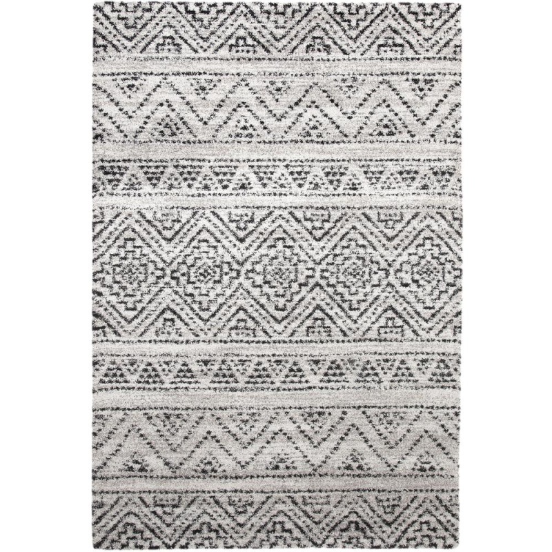 Granada Sella Ivory/Natural/Black Area Rug, 7'10" x 10'10"
