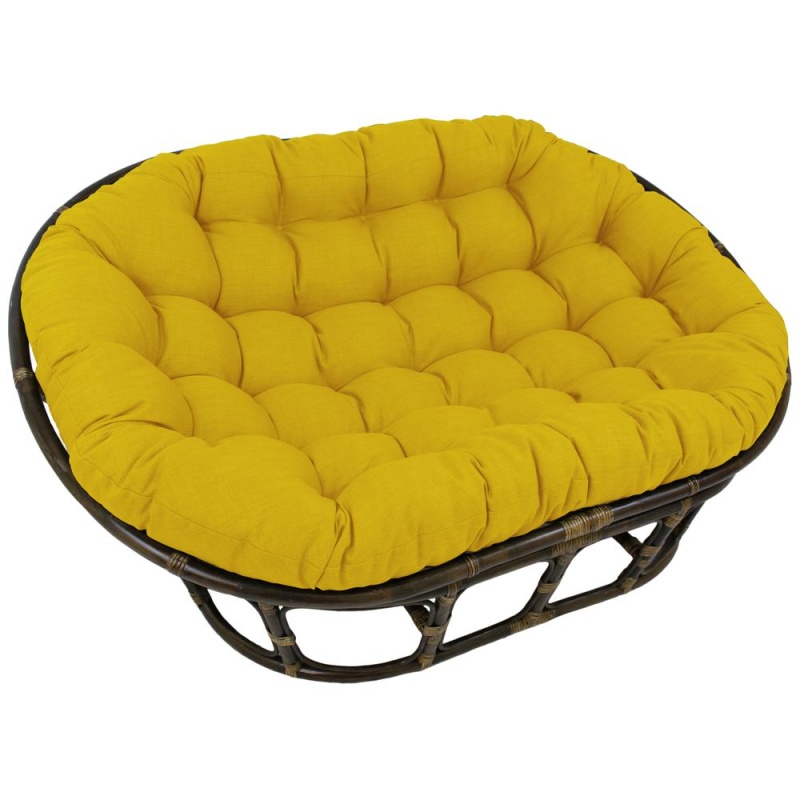 78-Inch By 58-Inch Solid Spun Polyester Double Papasan Cushion 93304-78-Reo-Sol-03