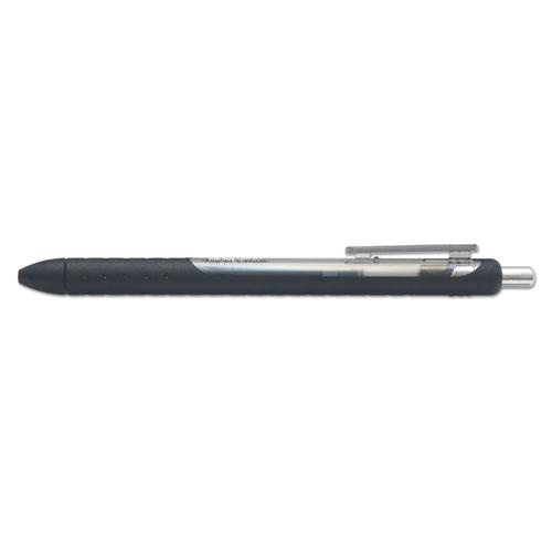 207 Plus+ Gel Pen, Retractable, Medium 0.7 mm, Black Ink, Black Barrel