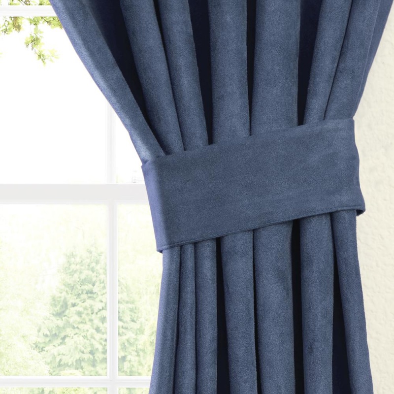 Blazing Needles 63-Inch By 52-Inch Microsuede Blackout Curtain Panels (Set Of 2)