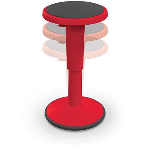 Hierarchy Height Adjustable Grow Stool- Tall Stool (Red)