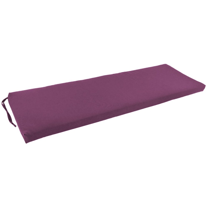 60-Inch By 19-Inch Solid Twill Bench Cushion