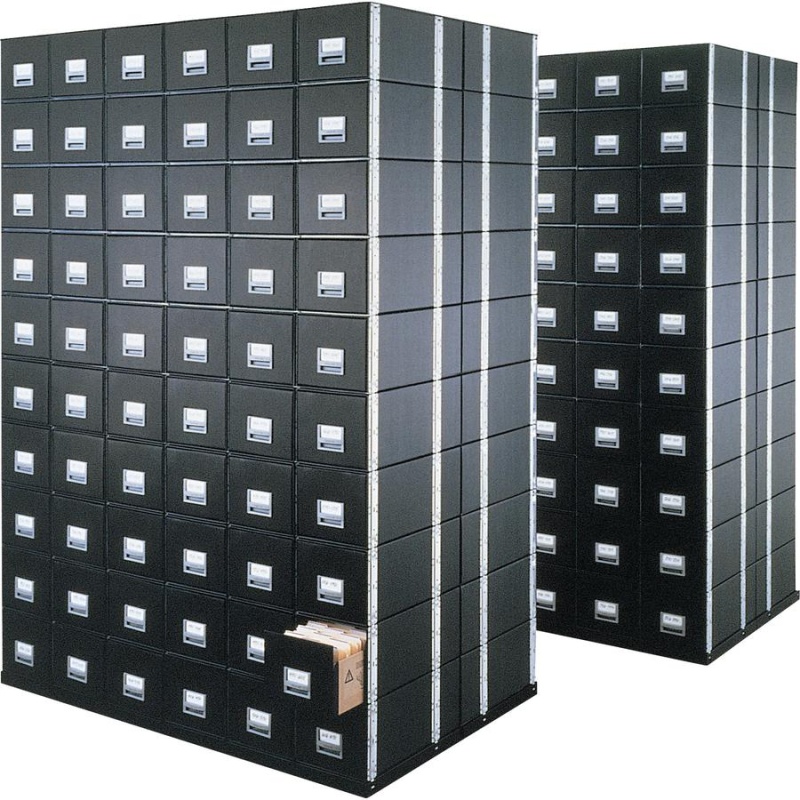 Bankers Box Staxonsteel File Storage Drawer System - Letter - Internal Dimensions: 12" Width X 24" Depth X 10.50" Height - External Dimensions: 14" Width X 25.5" Depth X 11.1" Height - Media Size Supp