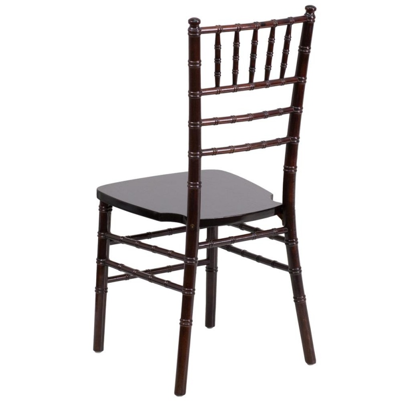 Hercules Series Walnut Wood Chiavari Chair