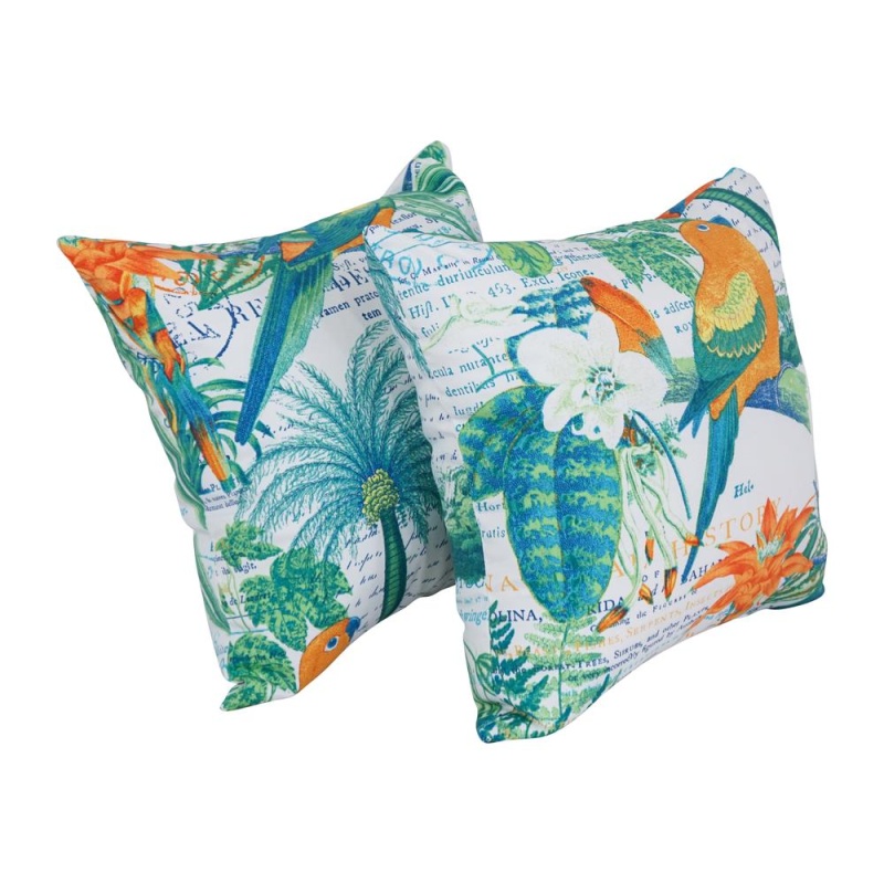 17-Inch Square Polyester Outdoor Throw Pillows (Set Of 2) 9910-S2-Od-221