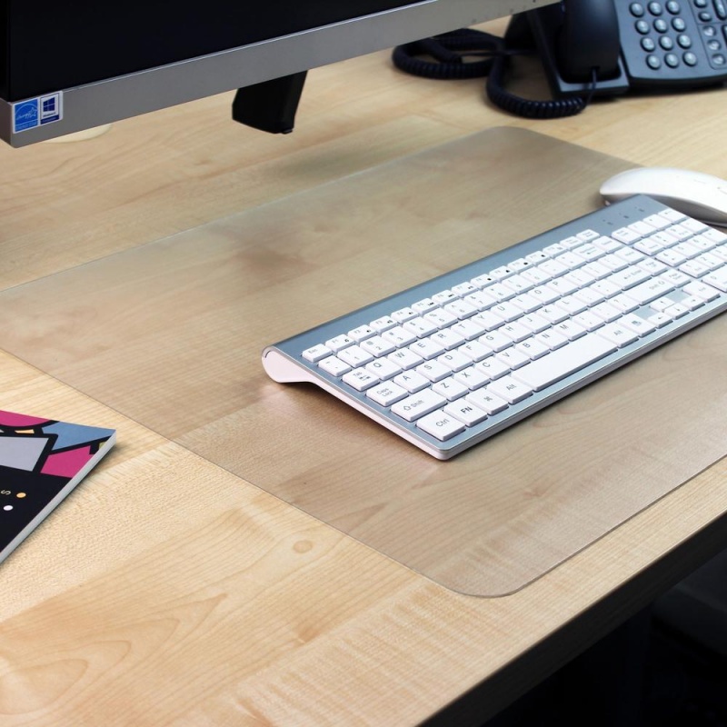Desktex® Polycarbonate Desk Pad 20" X 36" - Protects Desktop Surfaces From Scratches, Scuffs, Spills And Heat Damage