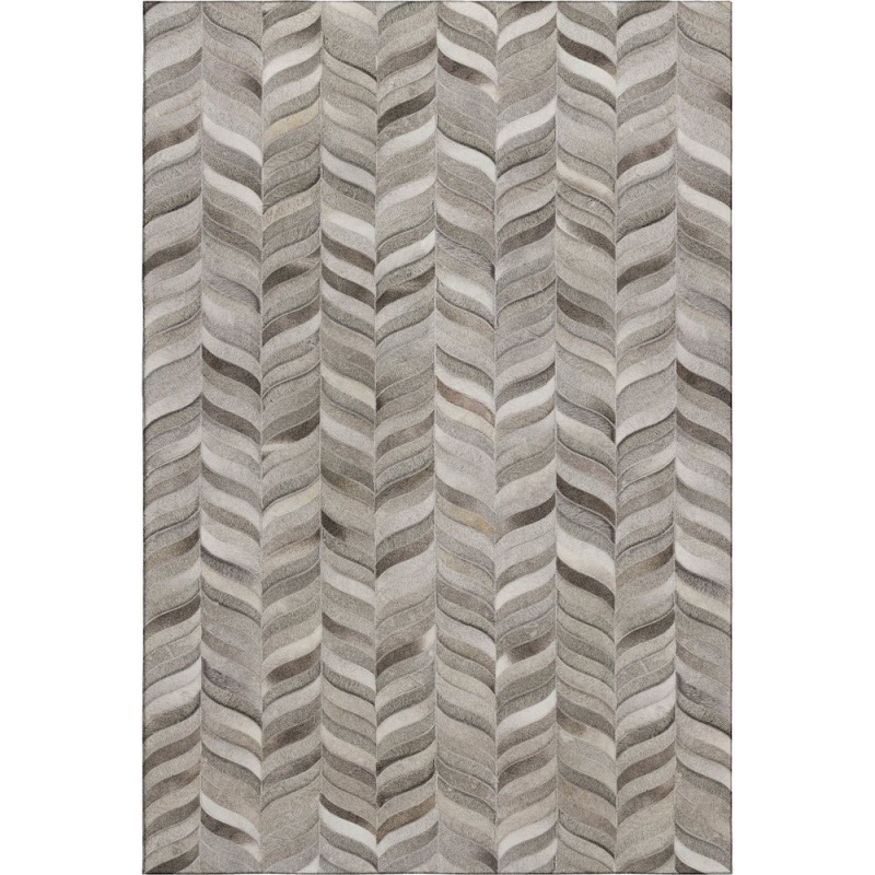 Luxury Washable Indoor/Outdoor Bozeman Gray 10' x 14' Rug