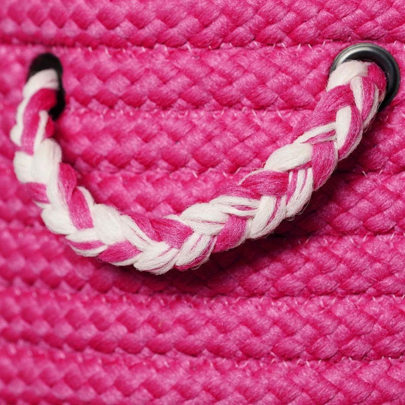 Sundance Woven Hampers - Pink 15"X15"x18"