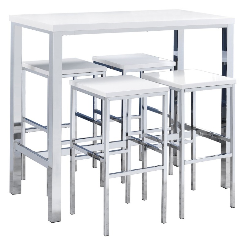 Natividad 5-Piece Pub Height Bar Table Set