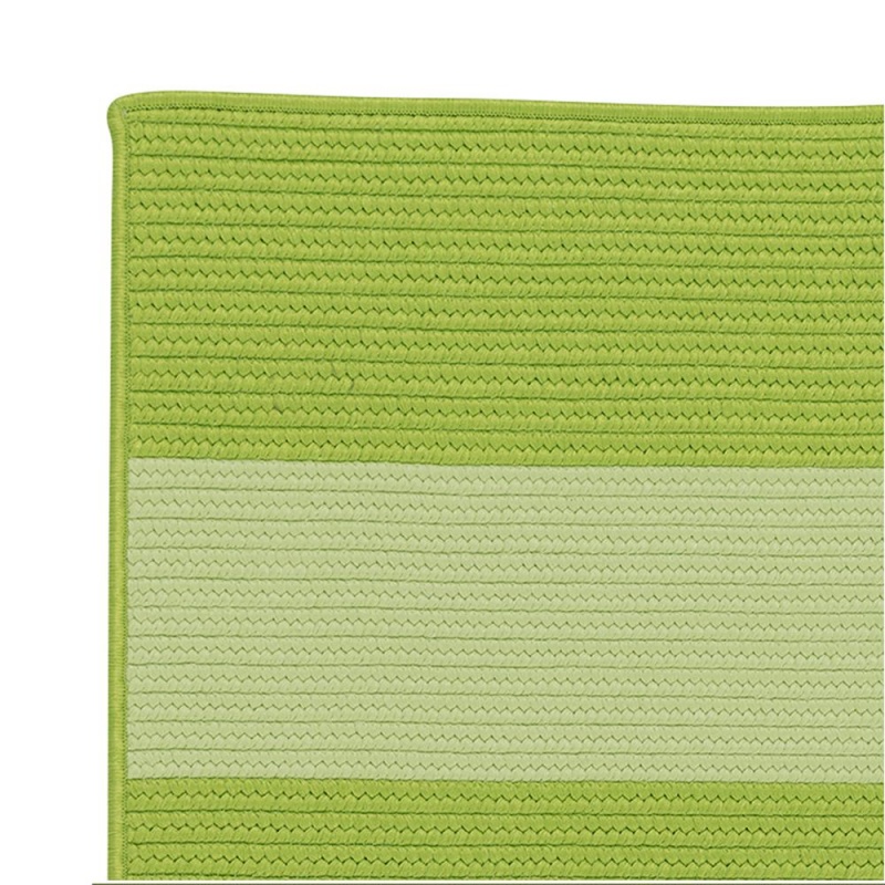 Newport Textured Stripe - Greens 8'X11'