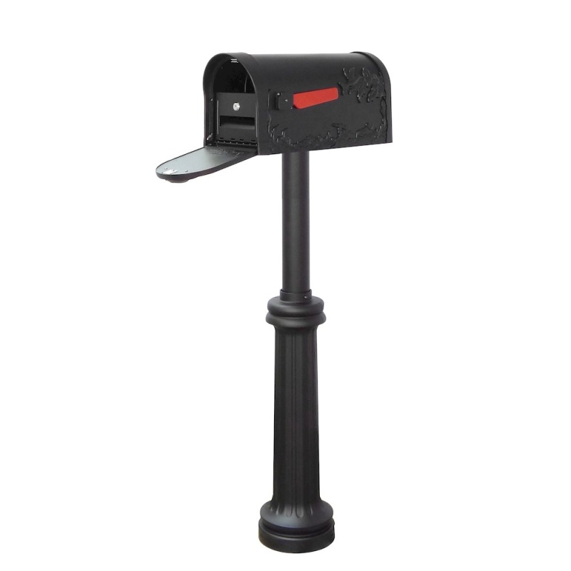 Hummingbird Curbside Mailbox With Locking Insert And Bradford Mailbox Post