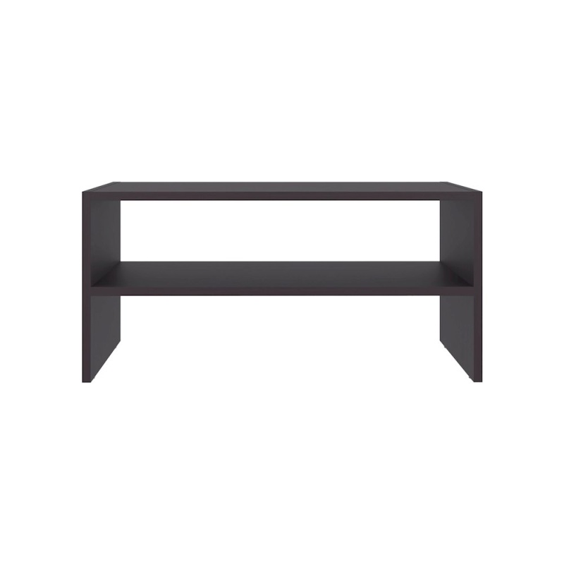 Landis Shoe Organizer, 2 Shelves, Black Wengue