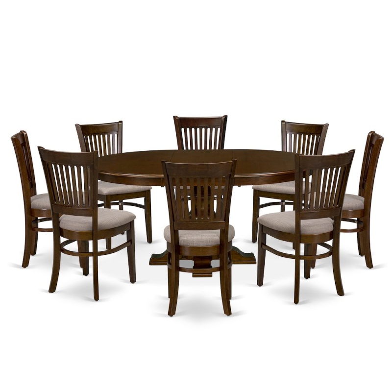 9-Piece Dining Room Table, Espresso