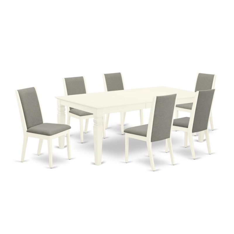 Dining Room Set Linen White