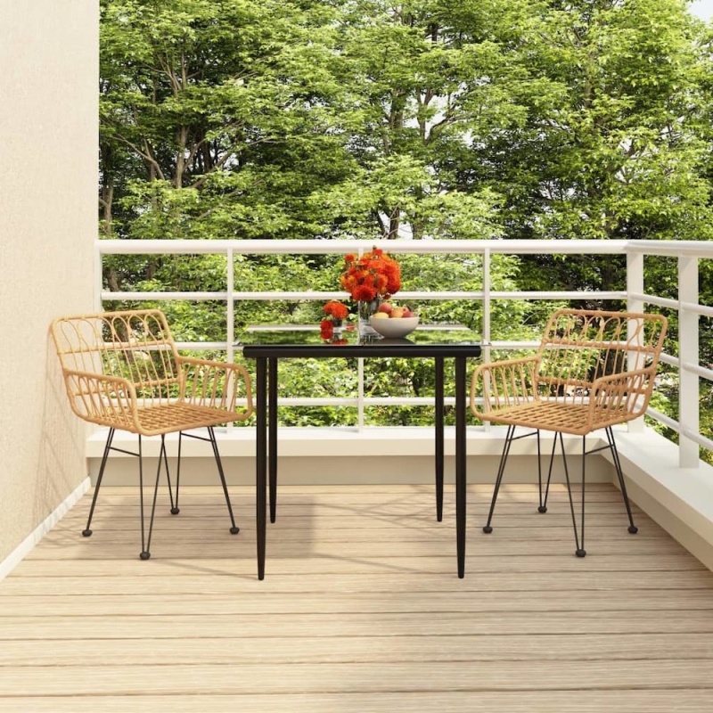 Vidaxl Medium Garden Dining Set