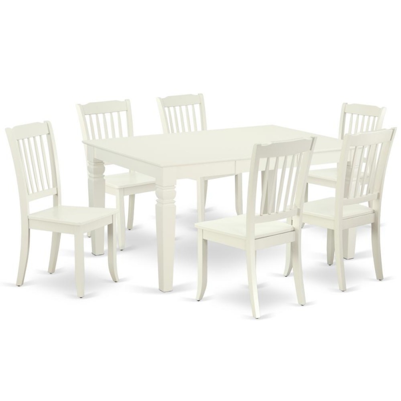 Dining Room Set Linen White