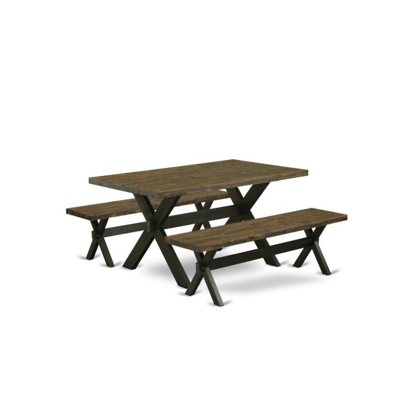 3 Piece Kitchen Dining Table Set