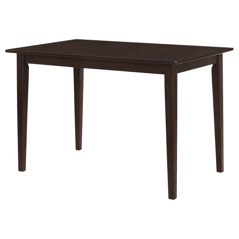Gomez 5-Piece Rectangular Dining Table Set Cappuccino