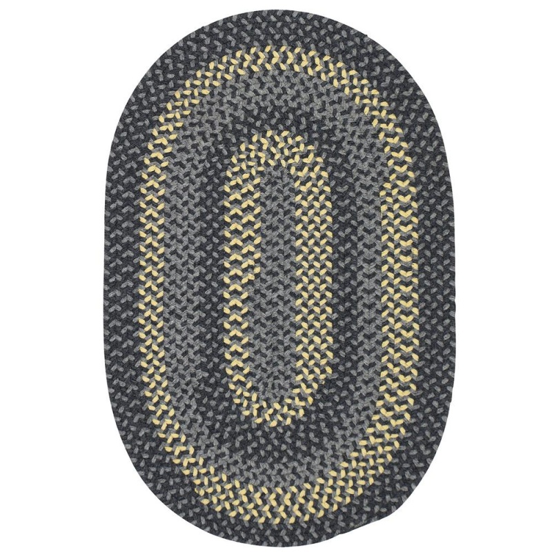 Walden - Charcoal & Yellow 10' Round