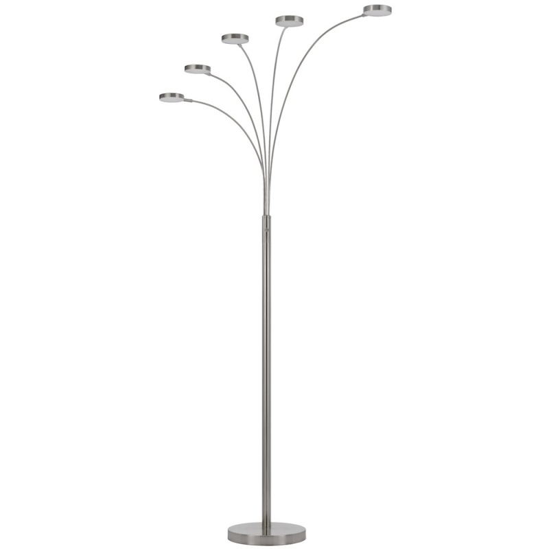 Malibu Integrated LED 8W x 5 Metal Arc Floor Lamp
