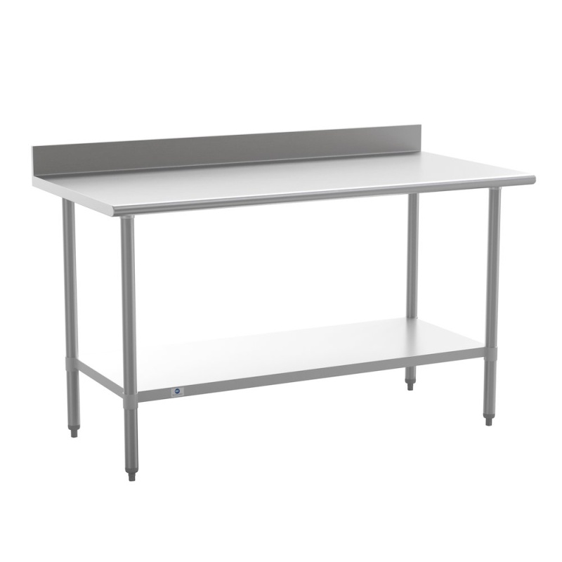 430 Stainless Steel 18 Gauge Kitchen Prep and Work Table