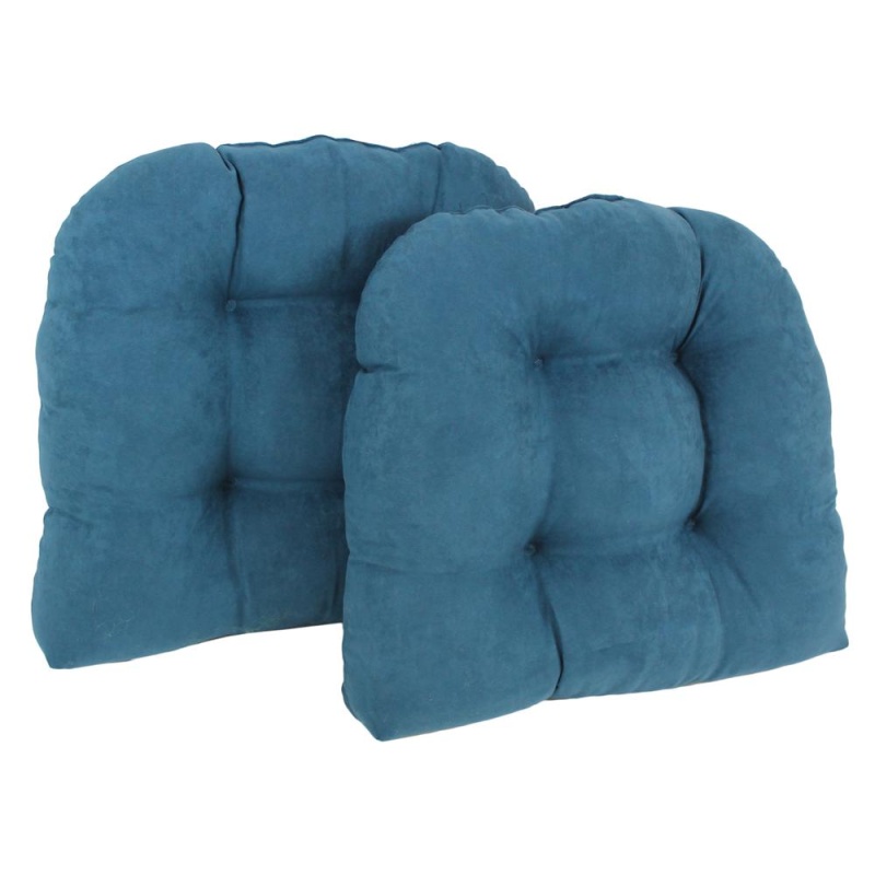 19-Inch U-Shaped Microsuede Tufted Dining Chair Cushions (Set Of 2) 93184-2Ch-Ms-Tl
