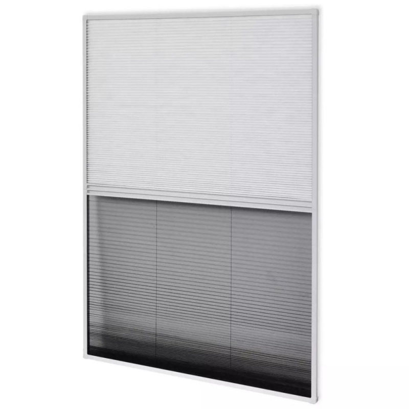 Vidaxl Plisse Insect Screen For Window Aluminum 23.6"X31.5" With Shade