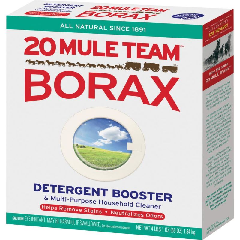 Borax All Natural Laundry Booster - Powder - 6 / Carton - Natural