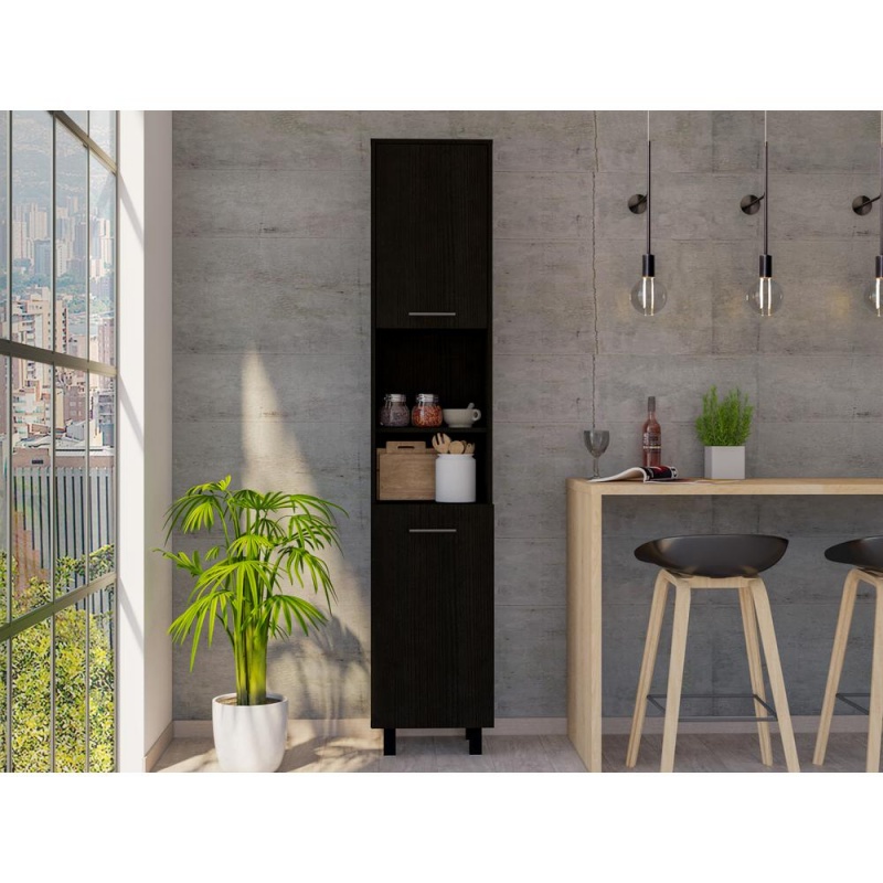 Ikaria Kitchen Pantry Black