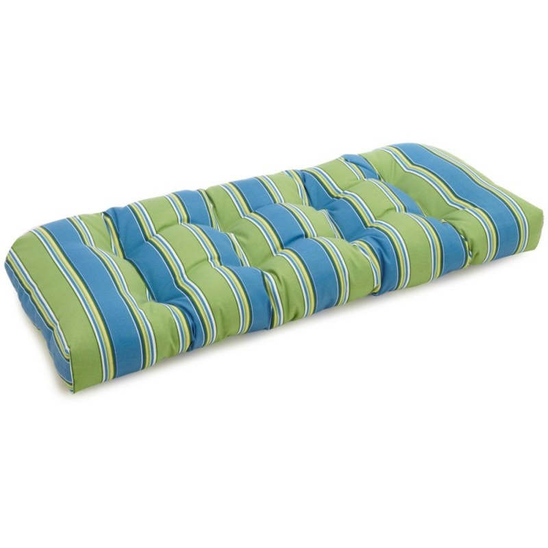 42-Inch By 19-Inch U-Shaped Solid Spun Polyester Tufted Settee/Bench Cushion