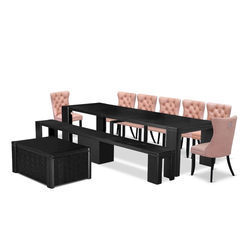 10-Piece Dining Room Table Set With Coffee Table