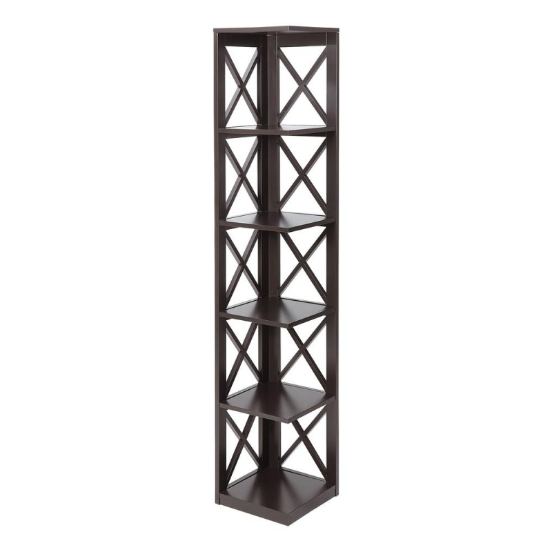 Oxford 5 Tier Corner Bookcase