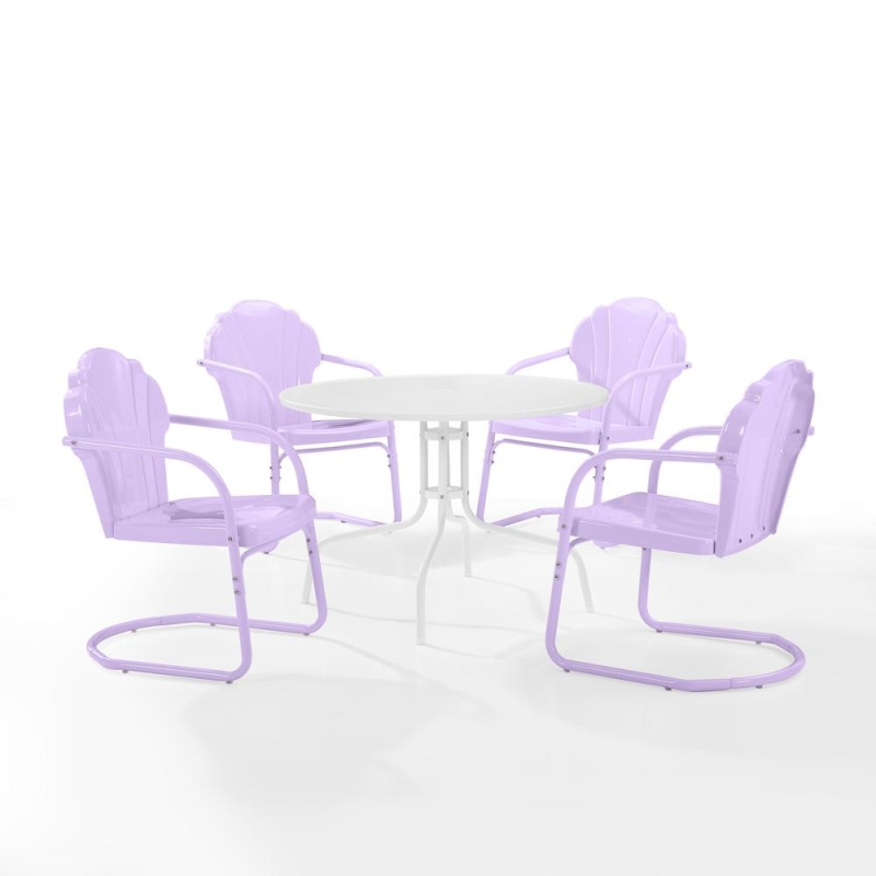 Tulip 5Pc Retro Outdoor Dining Set