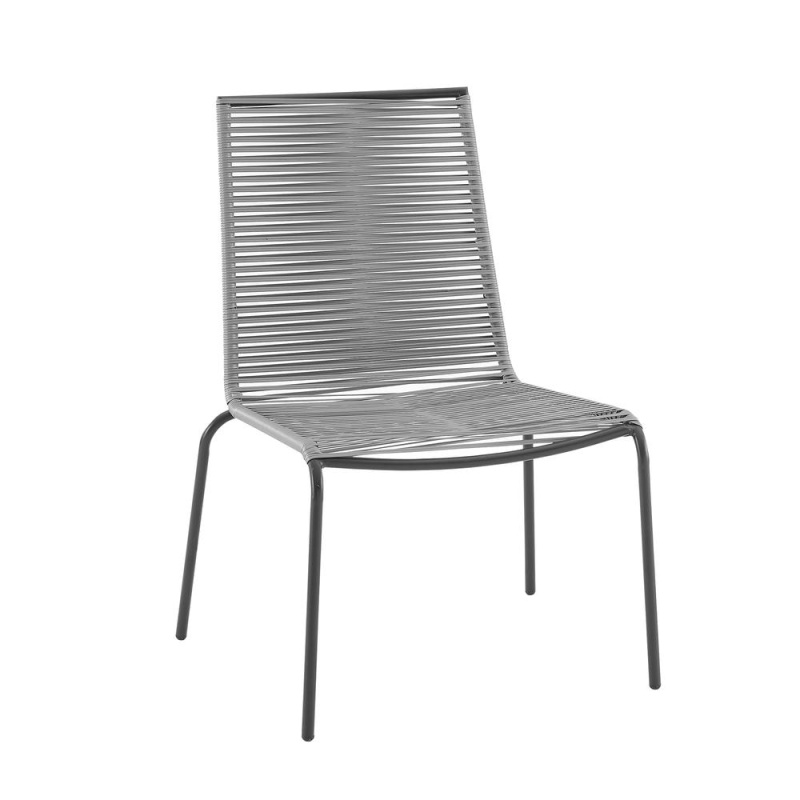 Fenton 4Pc Stackable Wicker Outdoor Chair Set - 4 Chairs