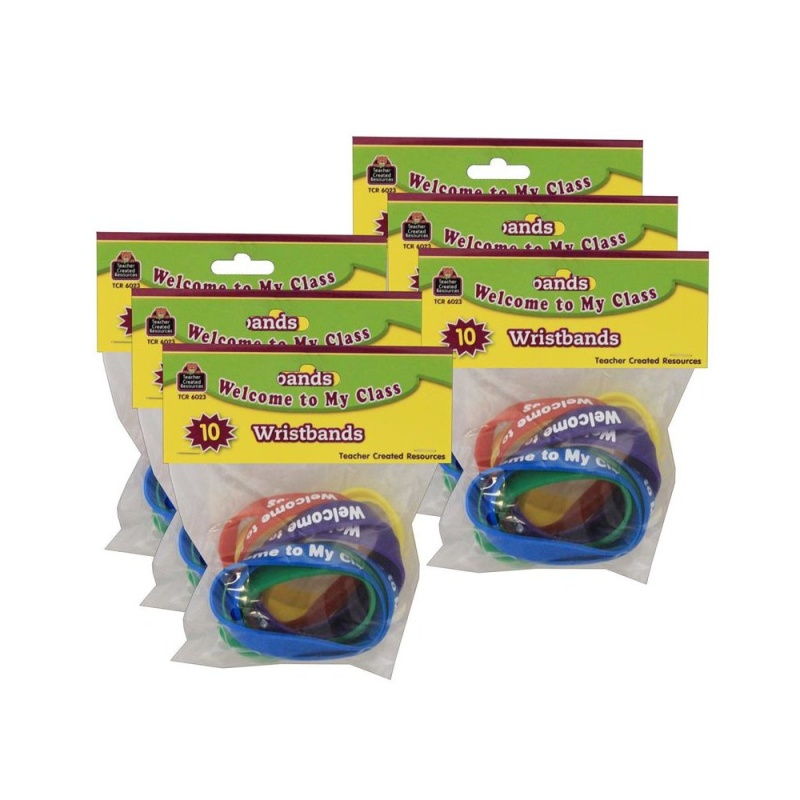 Welcome To My Class Wristbands, 10 Per Pack, 6 Packs