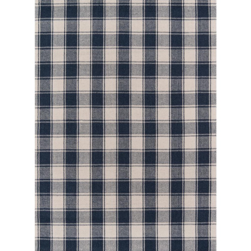 Modern Rectangle Area Rug, Navy, 3'6" X 5'6"