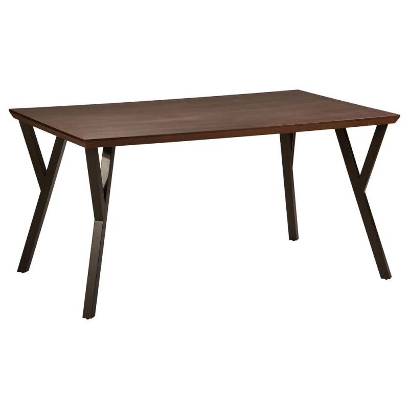Hamburg Contemporary MDF/Metal Dining Table