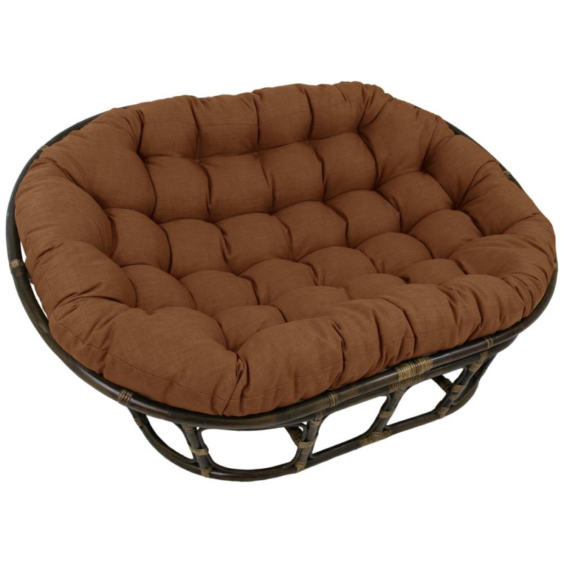 78-Inch By 58-Inch Solid Spun Polyester Double Papasan Cushion 93304-78-Reo-Sol-09