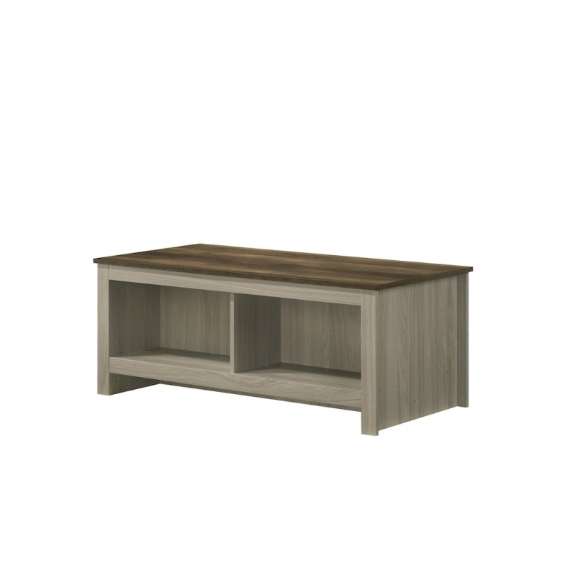 Nyla 43" W Gray Oak Coffee Table
