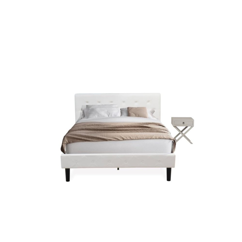2 Pc Bed Set with Queen Bed and Nightstand