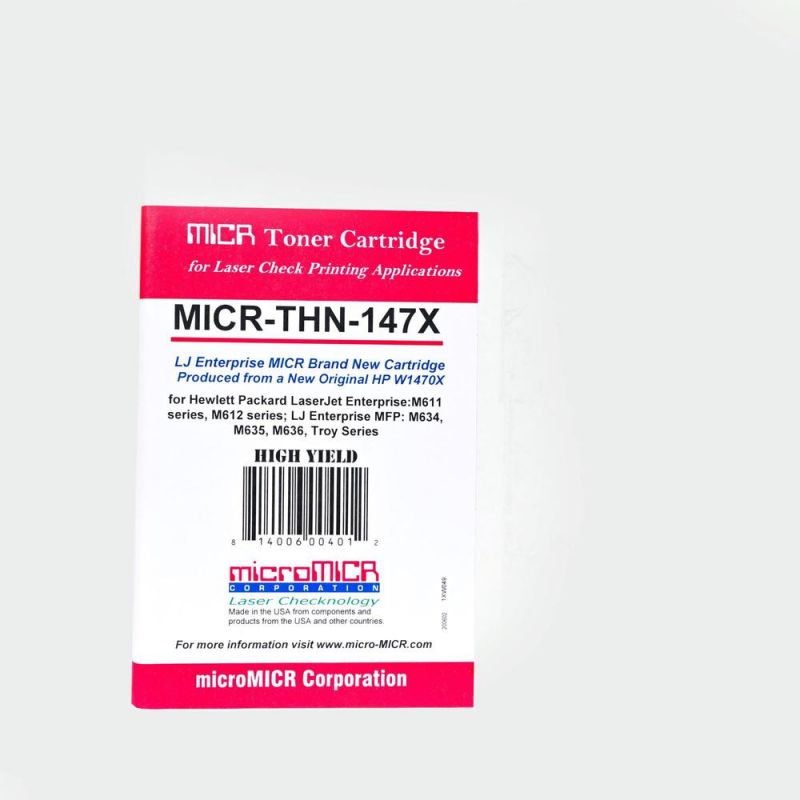 Micromicr Micr Toner Cartridge - Alternative For Hp 147X - Black - Laser - High Yield - 25200 Pages - 1 Each