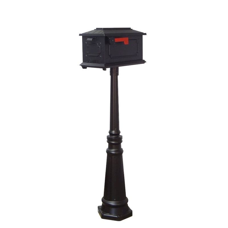 Kingston Curbside Mailbox And Tacoma Mailbox Post With Direct Burial Kit