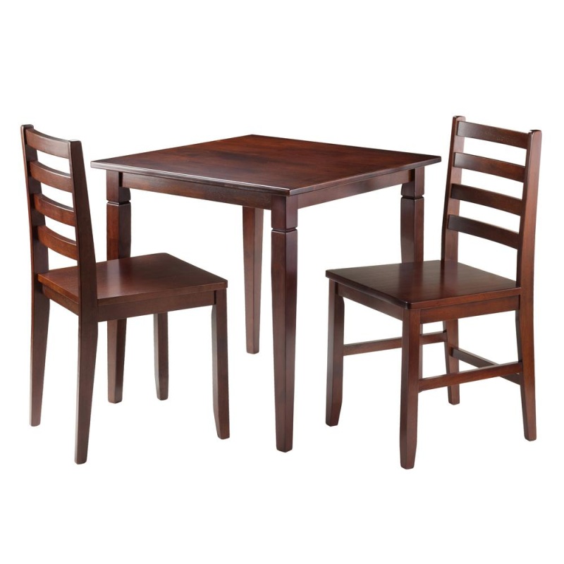 Kingsgate 3-Pc Dinning Table With 2 Hamilton Ladder Back Chairs