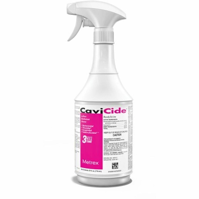 Cavicide Surface Disinfectant Spray Cleaner - 24 Fl Oz (0.8 Quart) - 1 Each - Disinfectant, Non-Toxic, Rinse-Free, Fragrance-Free, Caustic-Free