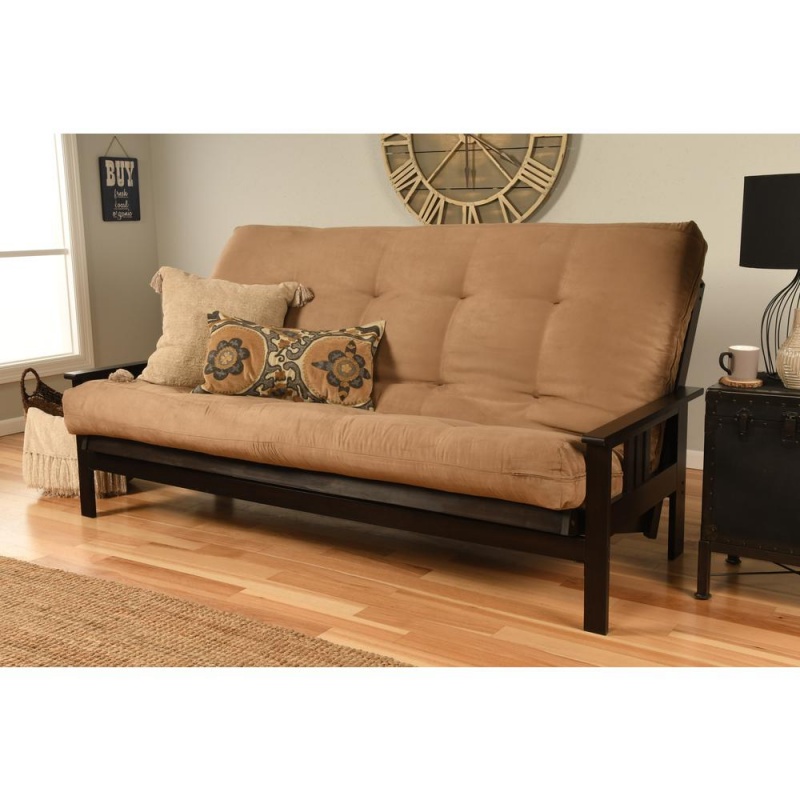 Monterey Frame/Queen/Espresso Finish/Suede Peat Mattress