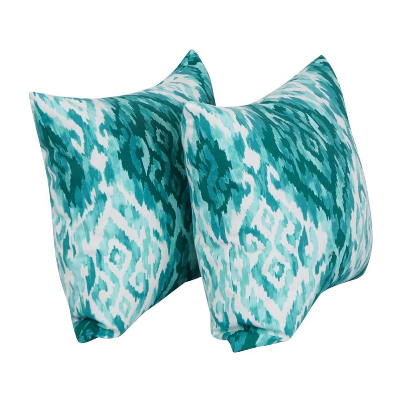17-Inch Square Polyester Outdoor Throw Pillows (Set Of 2) 9910-S2-Od-226