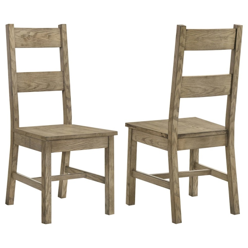 Cardova Solid Wood Dining Side Chair, Vineyard Oak (Set of 2)
