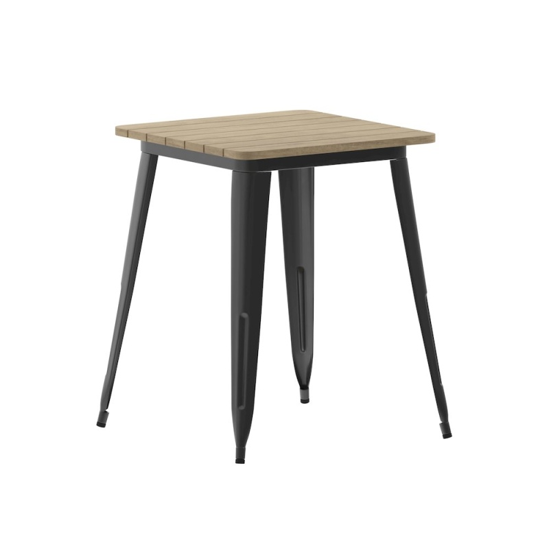 Contemporary 23.75" Square Commercial Dining Table For 2