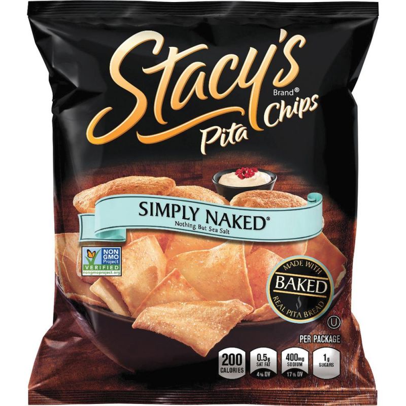 Stacy's Baked Pita Chips - No Artificial Flavor, No Artificial Color, Low Fat, No Msg - 24 / Box