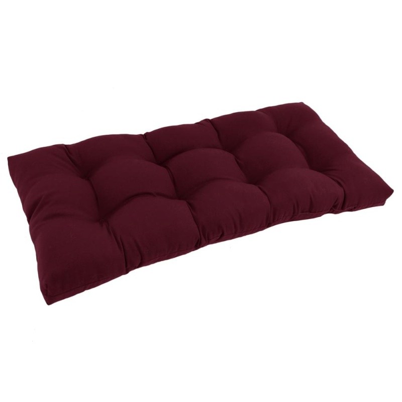 42-Inch By 19-Inch Squared Twill Tufted Loveseat Cushion 94006-Ls-Tw-Bg